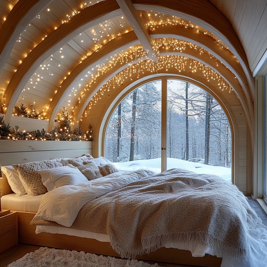 크리스마스 무드등 분위기