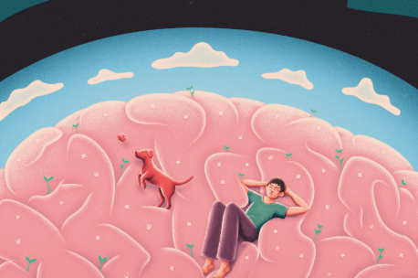 휴식을 하고있는 뇌