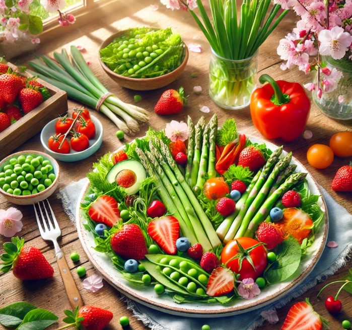 봄철 제철 음식 사진