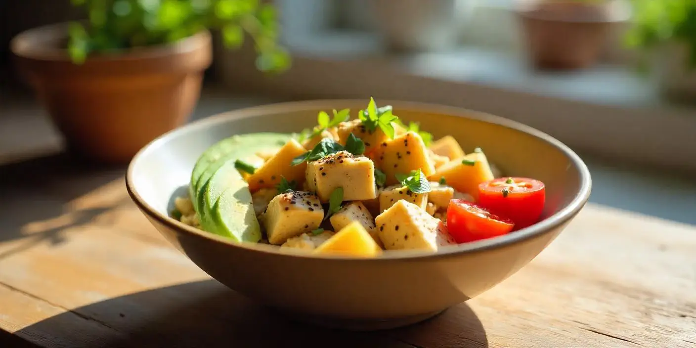 건강한 두부 브런치 볼