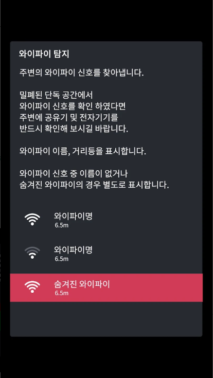 몰카감지기, 숨겨진 몰래카메라 찾기, 전자기 탐지, 적외선 탐지