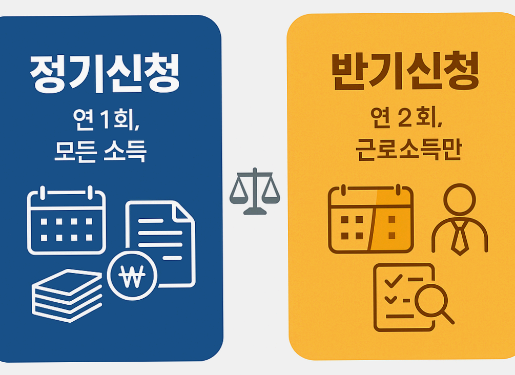 근로장려금 신청, 정기? 반기? 무엇이 다를까요? (기본 개념 이해)