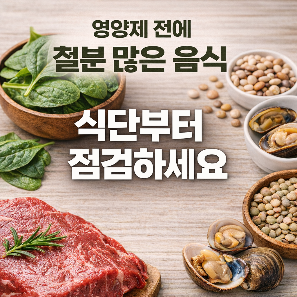 철분 많은 음식