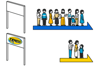 유니버셜스튜디오-익스프레스티켓-줄서있는사람들