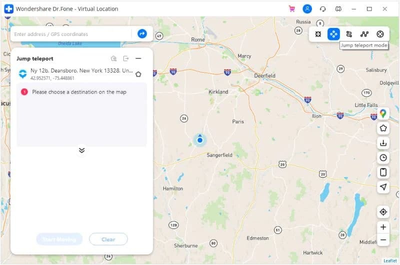 Dr.Fone Virtual Location
