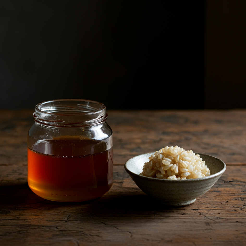 꿀과-현미-조합