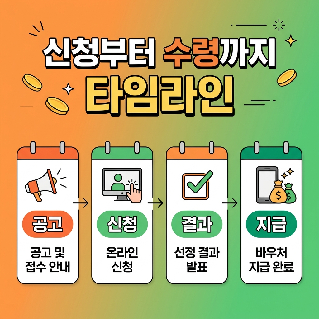 삼성 온누리상품권 신청부터 수령까지 4단계 타임라인 썸네일