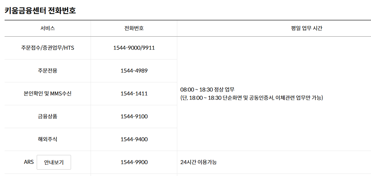 키움증권 홈페이지 바로가기