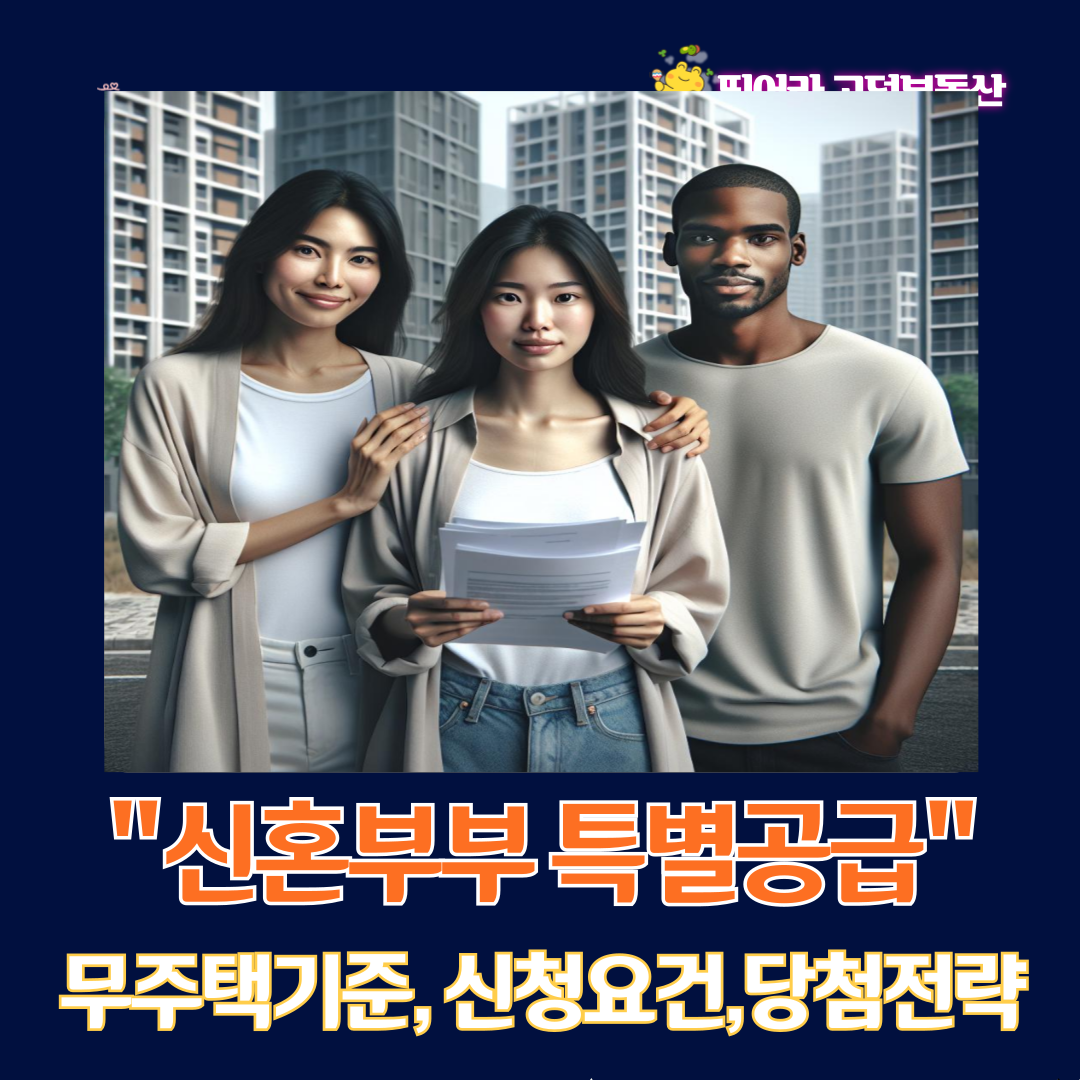 신혼부부특별공급 무주택기준,신청요건,당첨전략