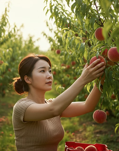 대극천 복숭아 제철