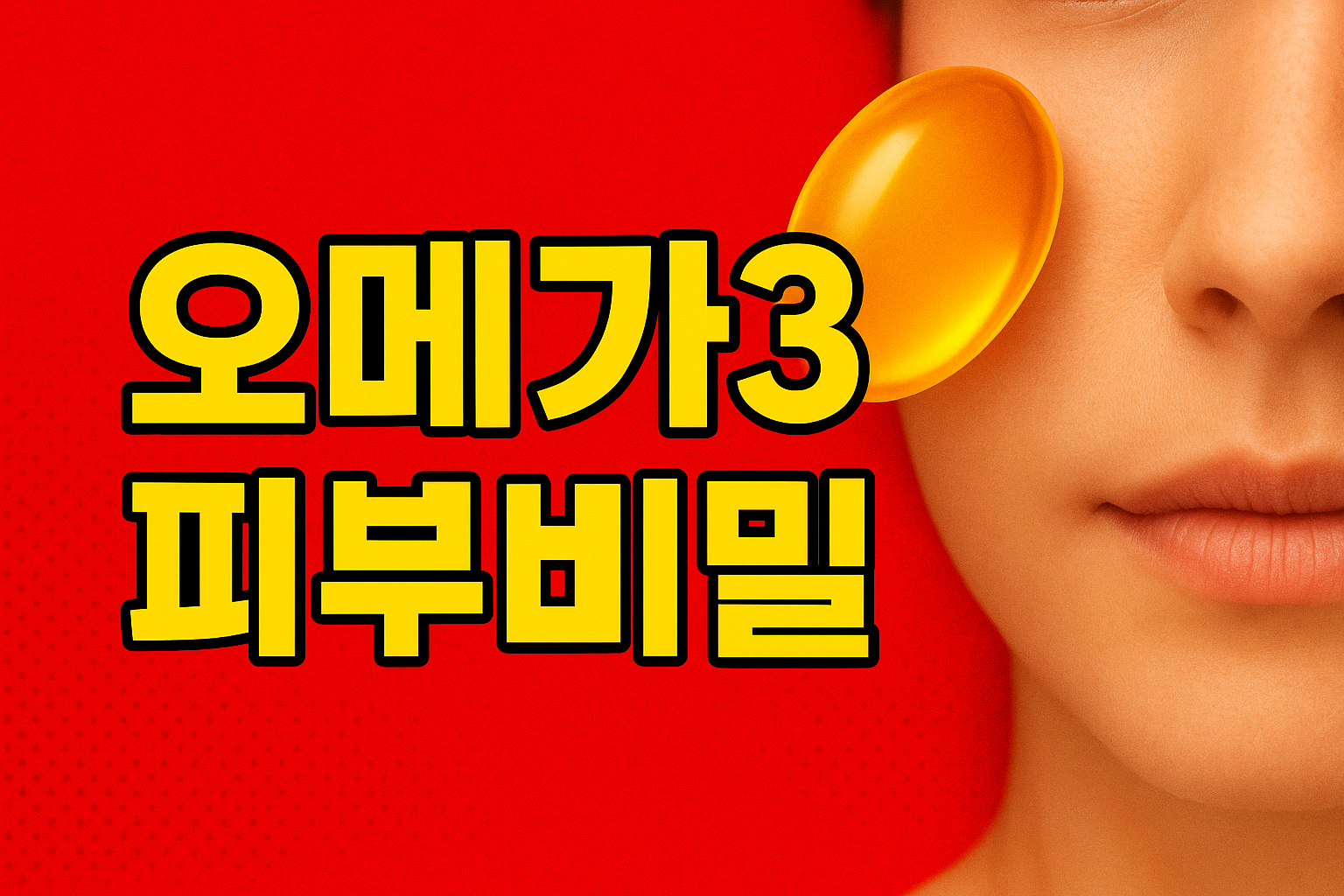 오메가3 피부비밀