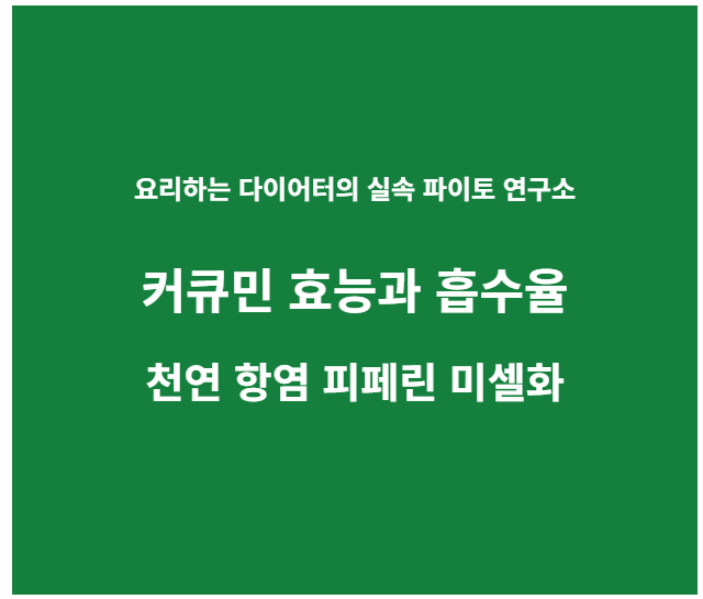커큐민 효능