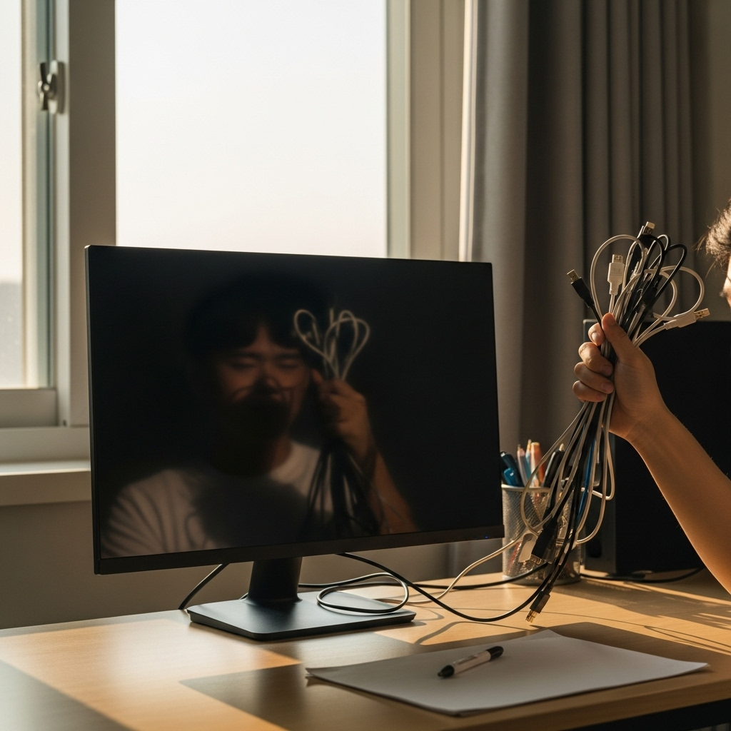 모니터 화면 안 뜰 때 신호 없음 원인과 해결법 서비스센터 가기 전 필독