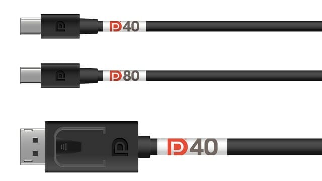 VESA인증 DP40/DP80 케이블