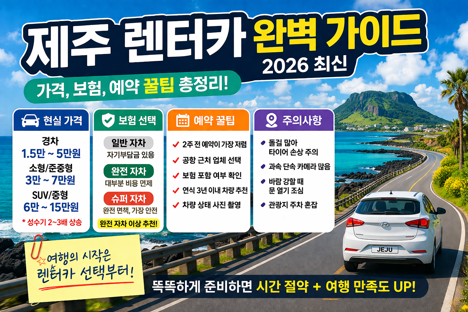 제주 렌터카 완벽 가이드 (AI 생성)