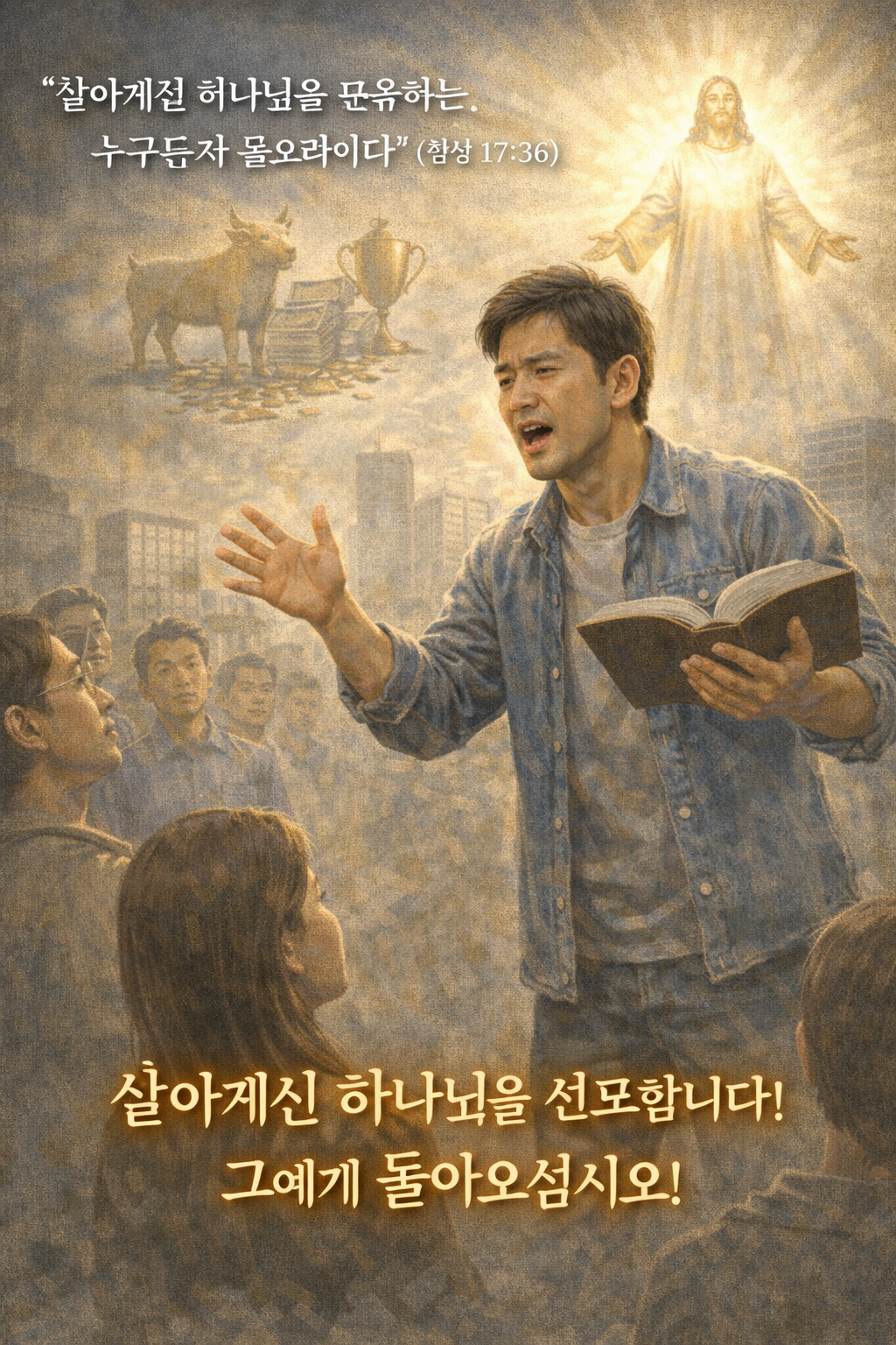 삼상 17:36 말씀을 보며&amp;#44; 제 삶에서 하나님을 욕되게 하는 돈&amp;#44; 명예&amp;#44; 우상&amp;#44; 정욕 앞에서 그것들을 버리는 삶을 살아가려는 시도를 할 것을 적용하겠습니다. 그러면서 살아계신 하나님을 묵상하며 그 하나님께 반대하거나 욕되게 하는 것을 생각하며 회개하려는 시도를 할 것을 적용하겠습니다. 제가 하나님을 찬양하지 못하고 살아계신 하나님을 인정하지 않는 것에서 돌이키려는 선한 의도를 가지고 살아계신 하나님을 선포하며&amp;#44; 이것을 주변에 전하며 복음전할 기회로 삼는 순종의 삶을 살아가는 모습입니다.