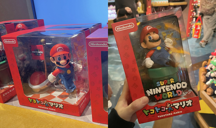 두가지 버전의 토코토코 마리오