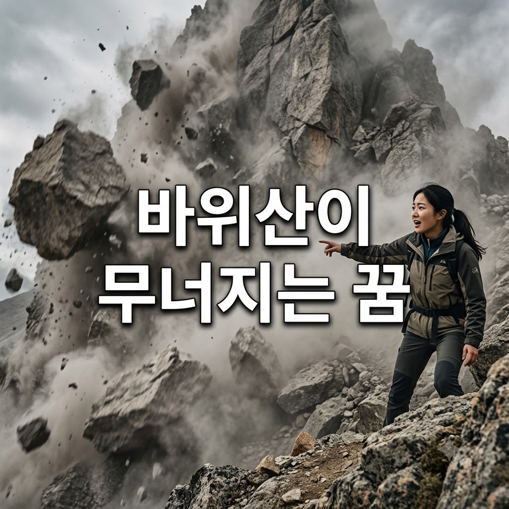 바위산이 무너지는 꿈