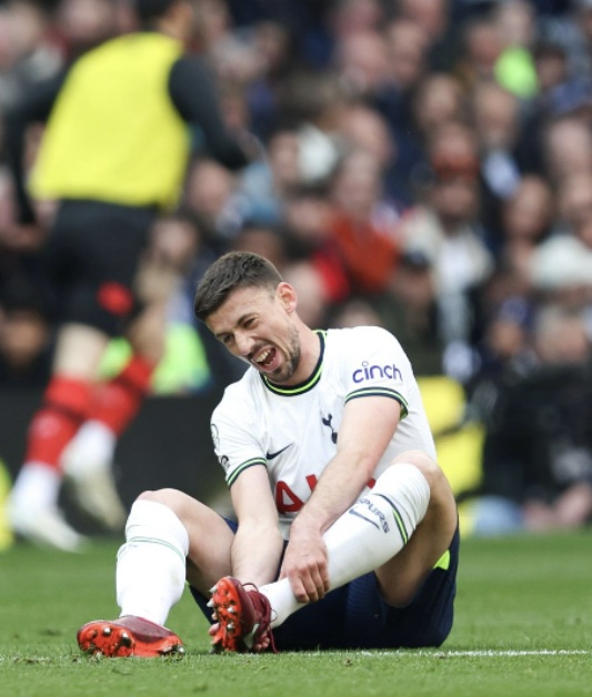 토트넘 랑글렛 부상 호소