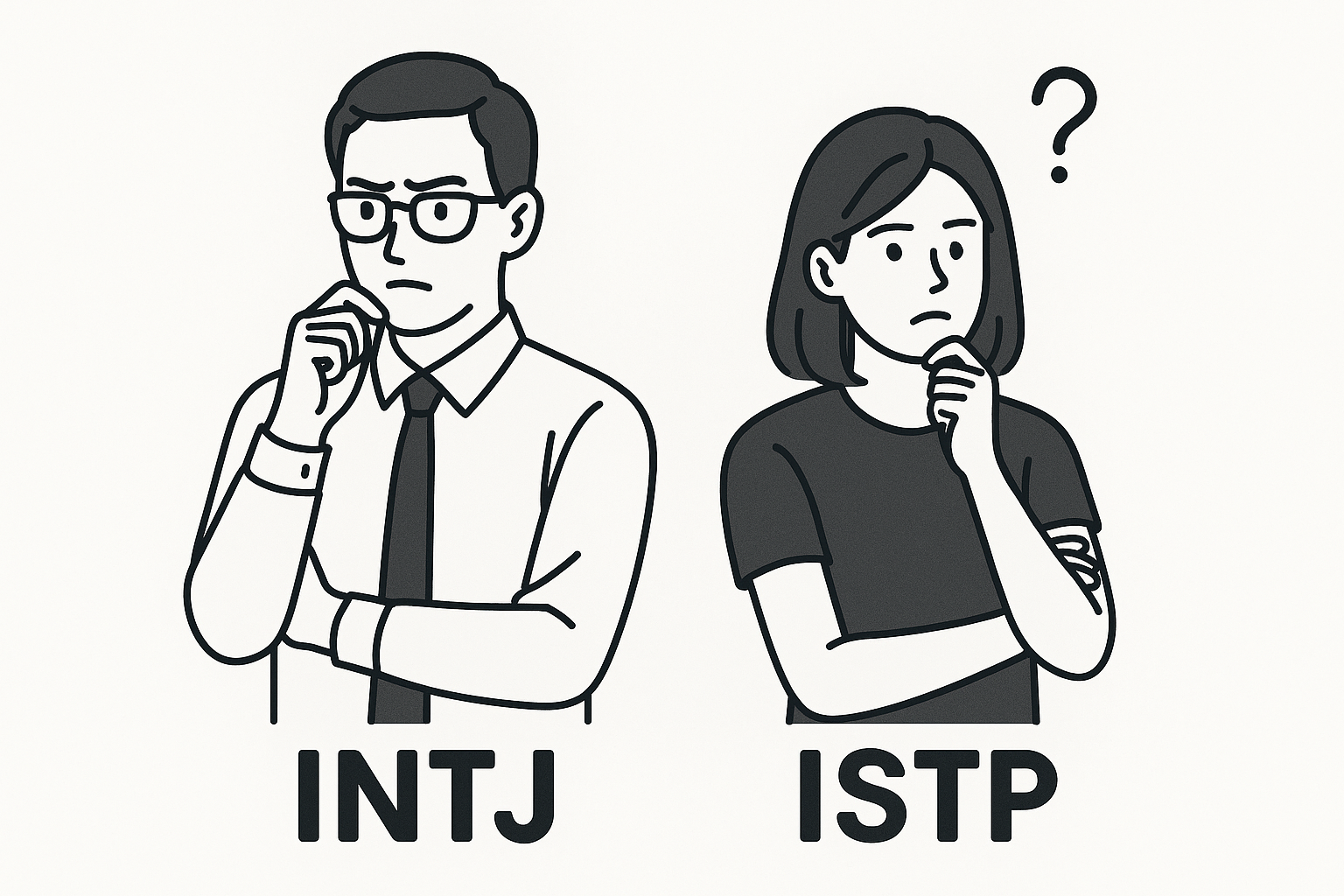 INTJ 남자와 ISTP 여자의 연애, 왜 늘 애매하게 끝날까?