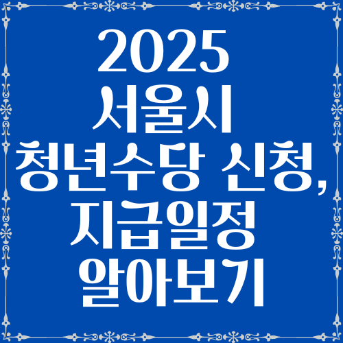 서울시 청년수당