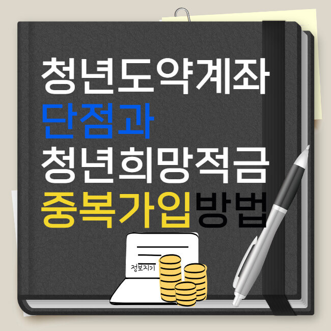 청년도약계좌의 단점과 청년희망적금 중복 가입 방법