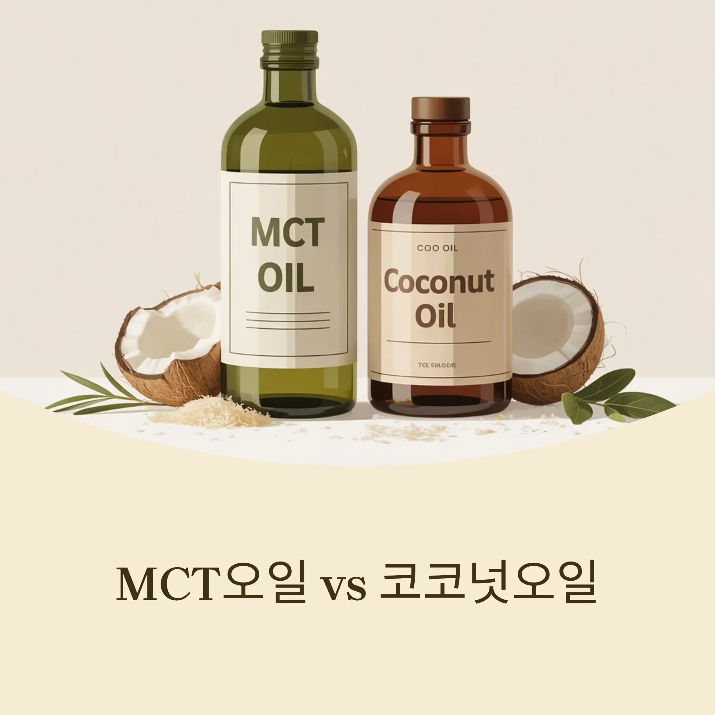 MCT오일 코코넛오일 차이