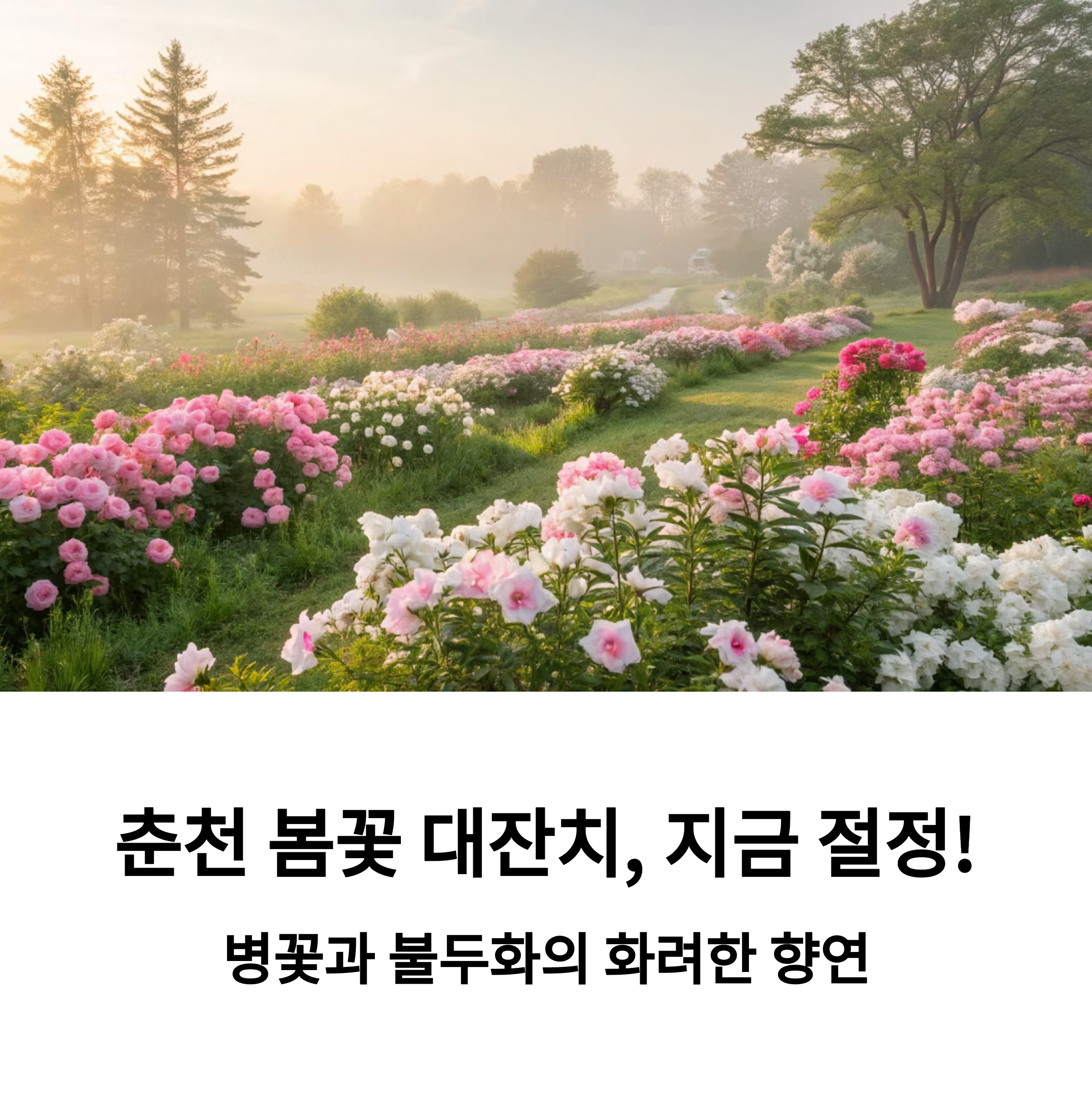 춘천 꽃 구경