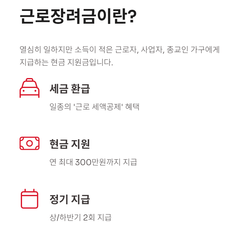 근로장려금이란 무엇인가요?