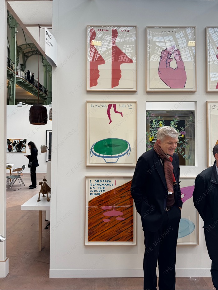 VIP guests attending Art Basel Paris opening inside the Grand Palais⁠