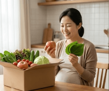 임산부 친환경 농산물 꾸러미 신청