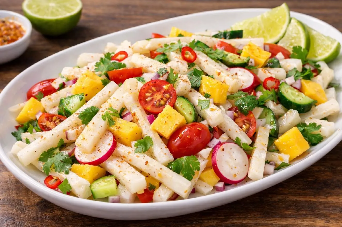 샐러드에 넣어 먹는 멕시코감자