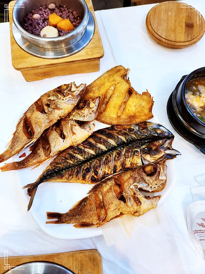 강원도 고성 식당 생선 구이 생선조림 모듬 생선찜 갈치조림 한국인의 밥상 믿고 떠나는 스타 심양홍 고향 맛집 추천