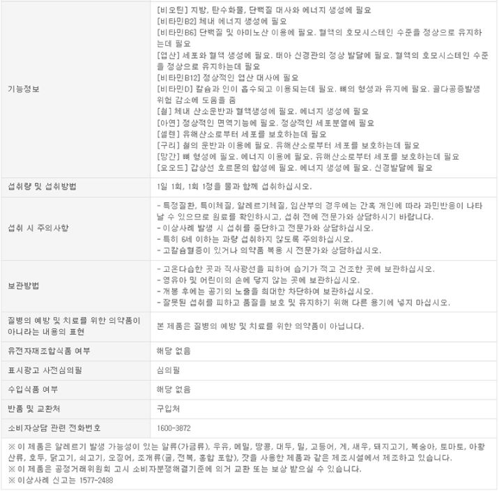 뉴트리코어 맥스 비오틴 12000