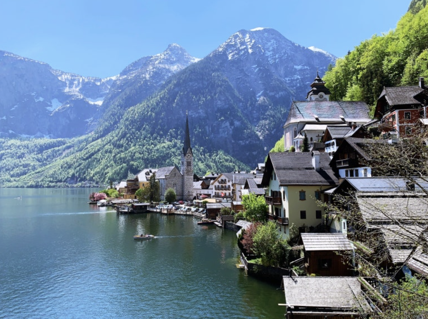 스위스 vs 오스트리아 여행 (오스트리아 할슈타트 호수) 관련 사진.