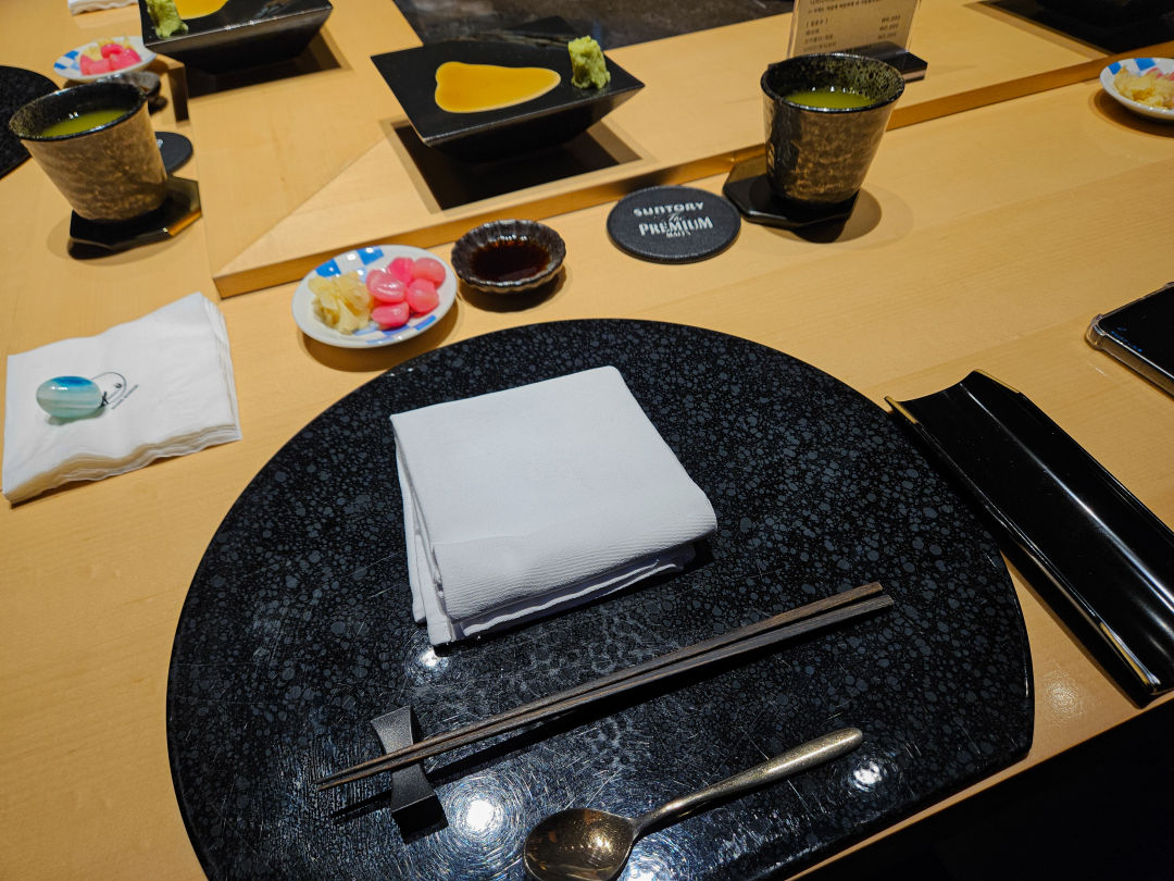 스시코호시 동탄 밑반찬 세팅