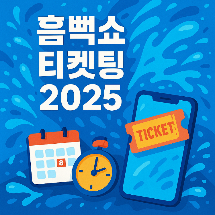 흠뻑쇼 2025 티켓팅 완벽 가이드