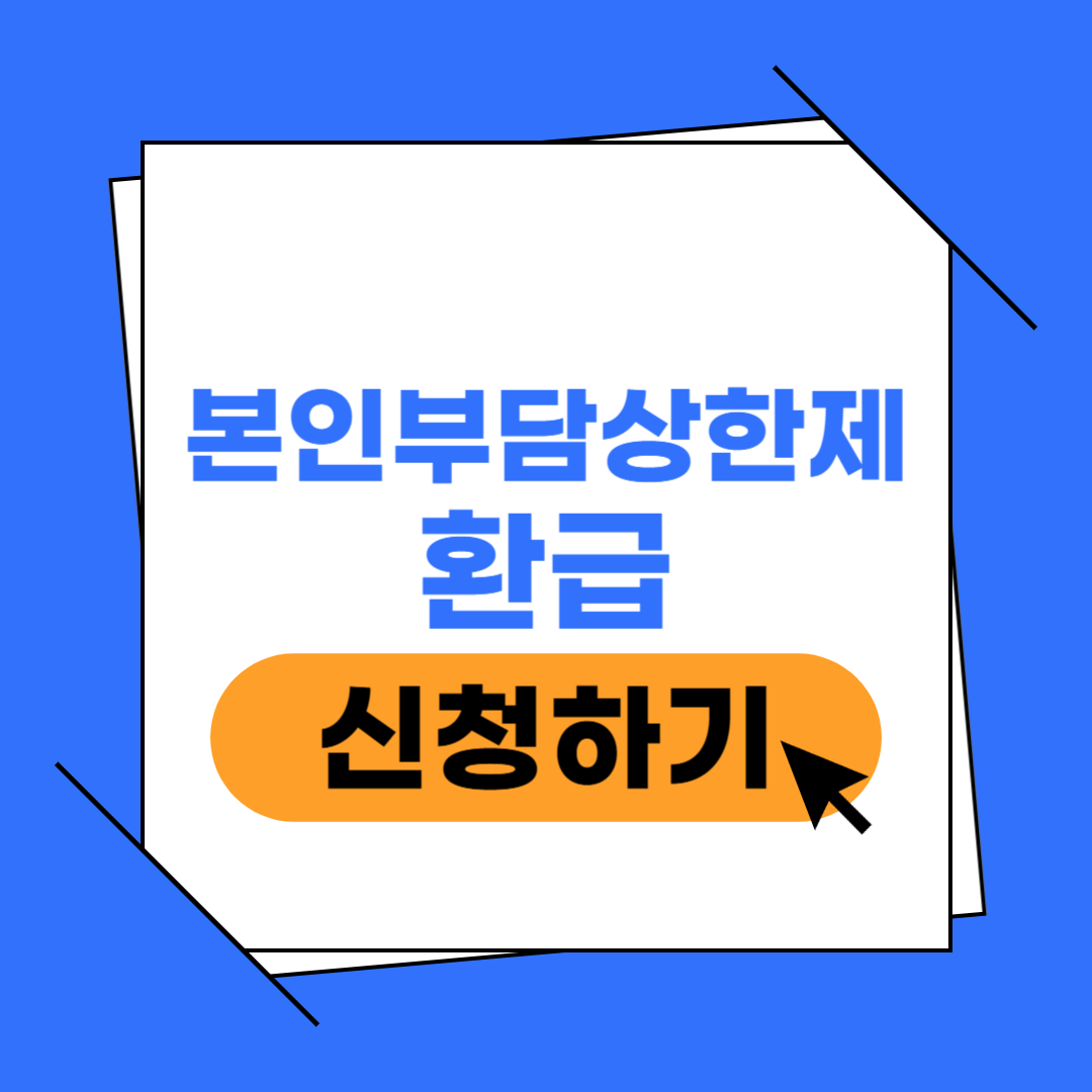본인부담상한제 환급 신청 이미지
