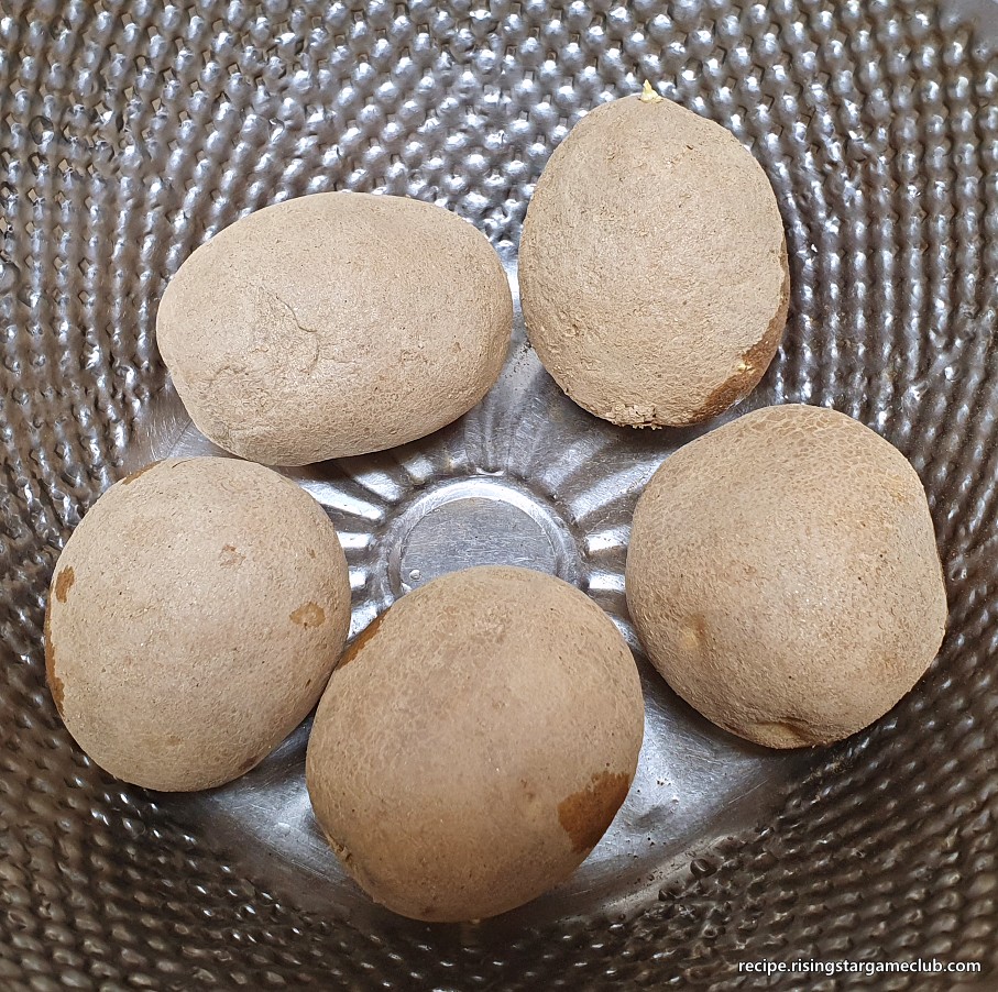 감자채볶음에 들어갈 감자 사진