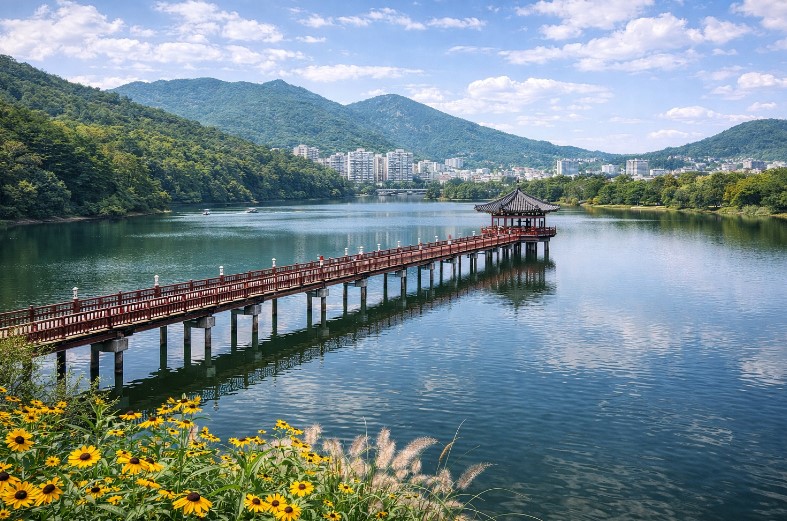 은파호수공원 전경