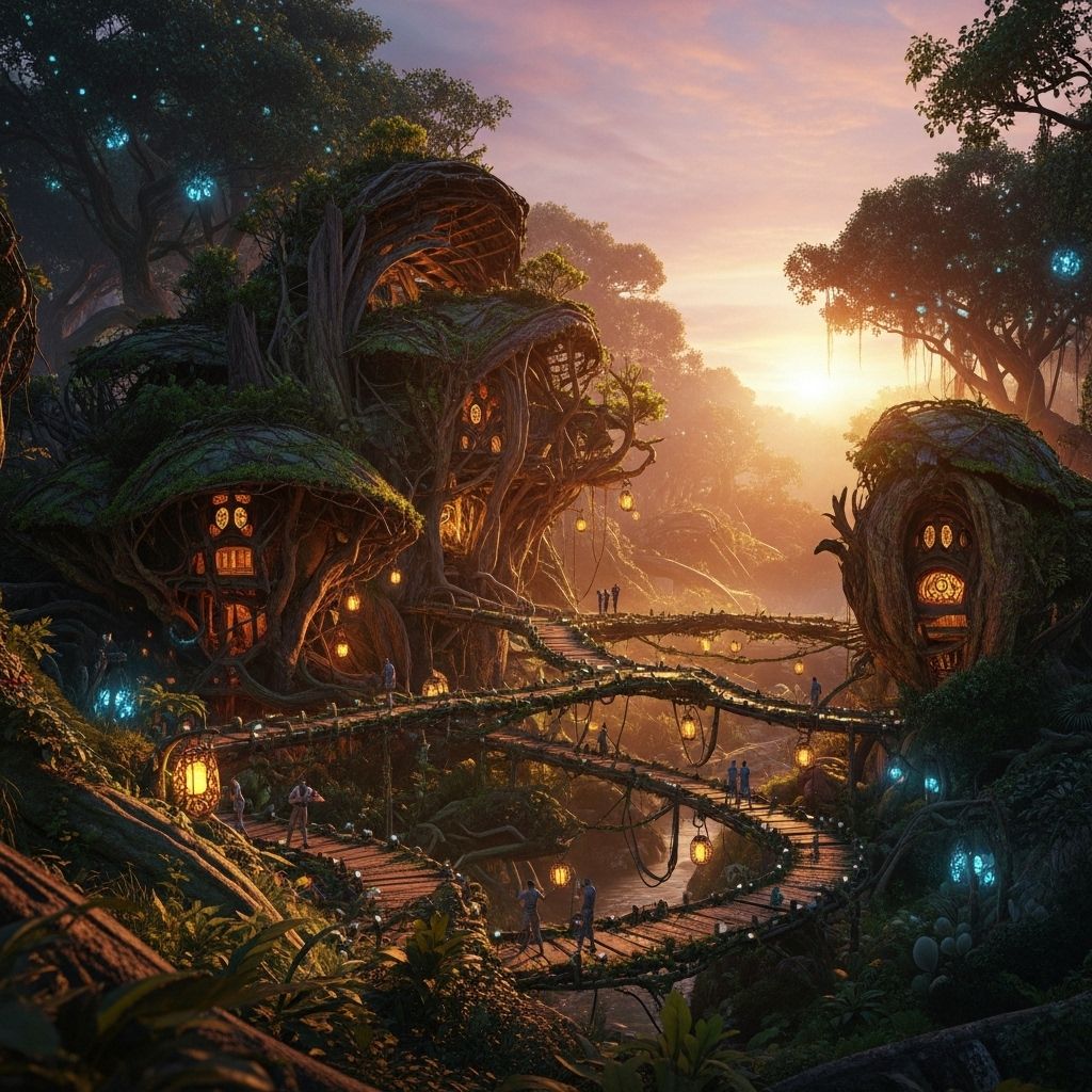 아바타3 개봉일 확정, 숲 속 부족 마을