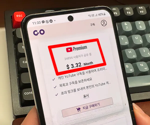 고잉버스-유튜브-프리미엄-가격