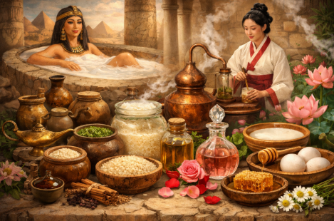 고대 피부 재료들 이미지