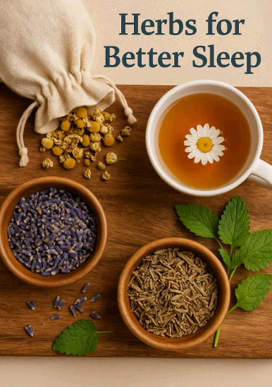 숙면에 도움되는 천연 약초