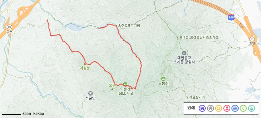 북한산 오봉코스