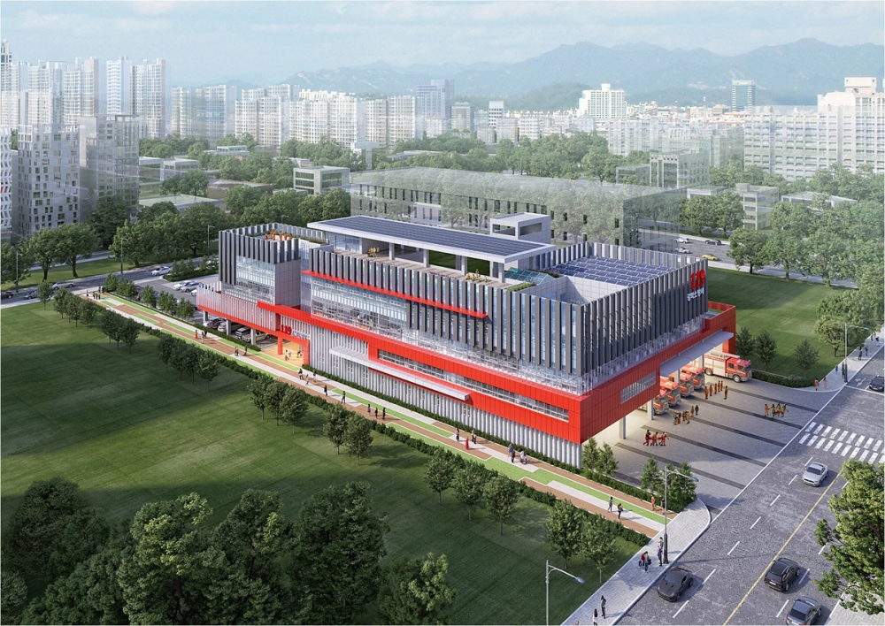 강북소방서 조감도