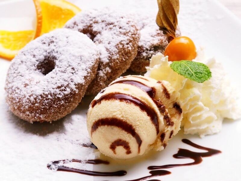 도너츠-아이스크림-여러개