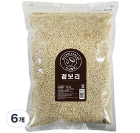 싱싱잡곡 겉보리쌀&#44; 3kg&#44; 6개