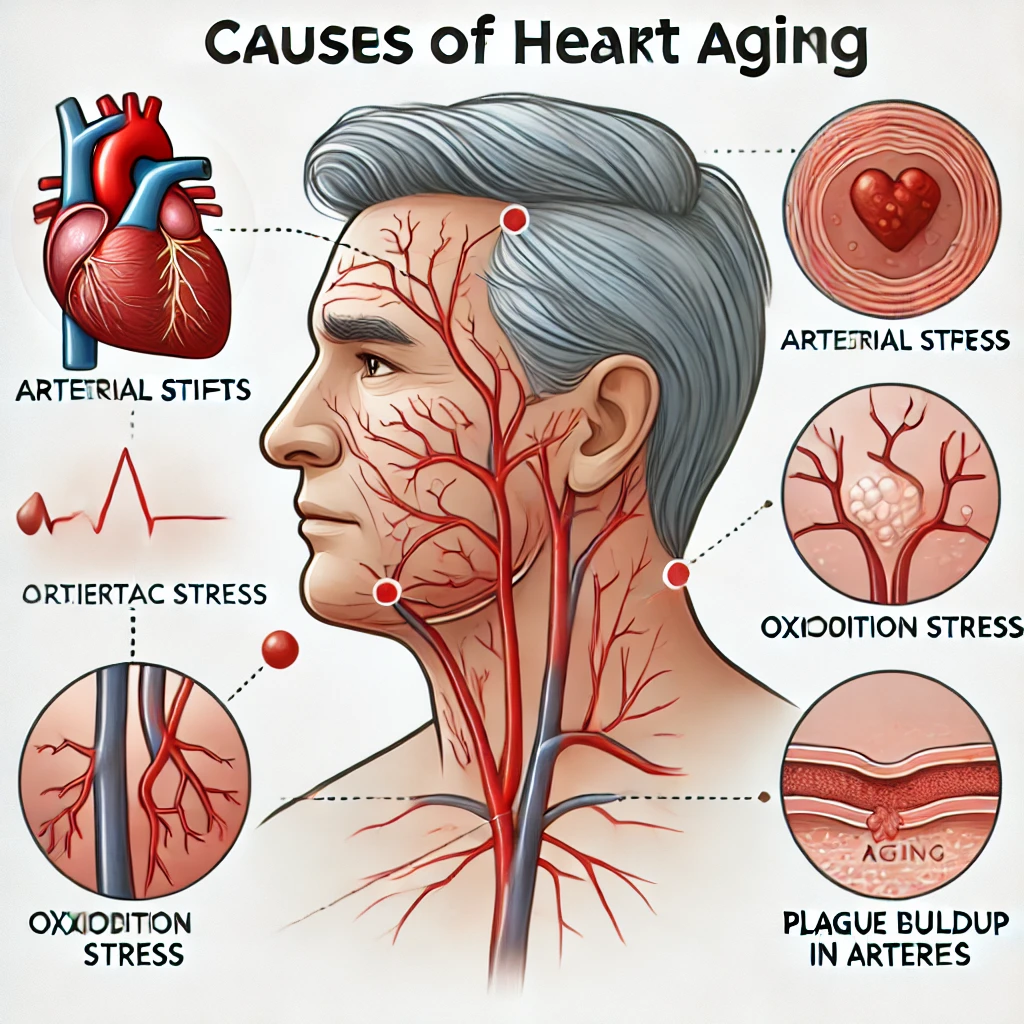 "심장 노화가 진행되는 주요 원인과 혈관 건강 악화 메커니즘"