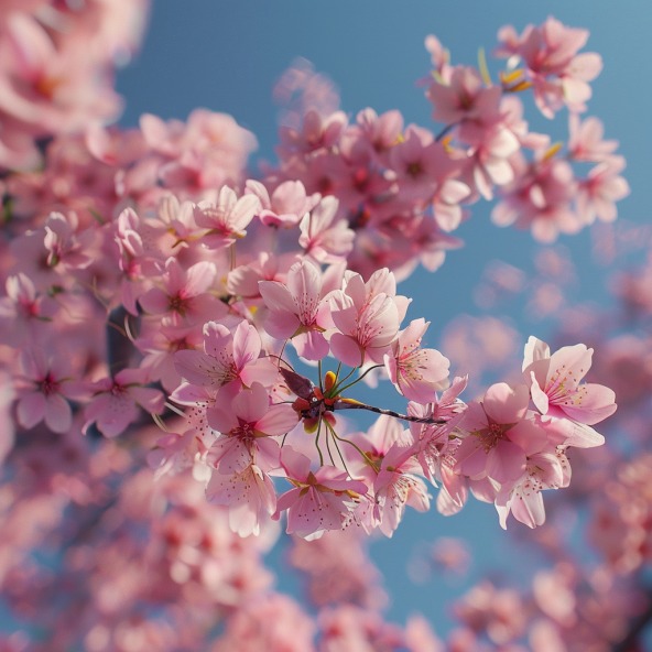 2024 양재천 벚꽃 등축제 경치 4